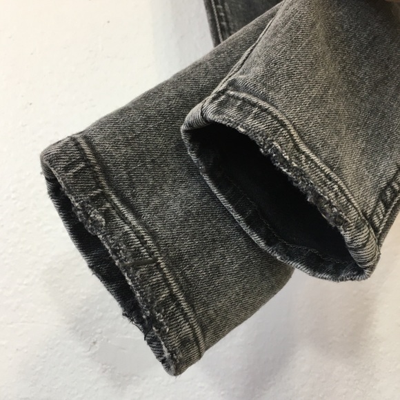 FREE PEOPLE Super Skinny Faded Black Jeans - Picture 8 of 13